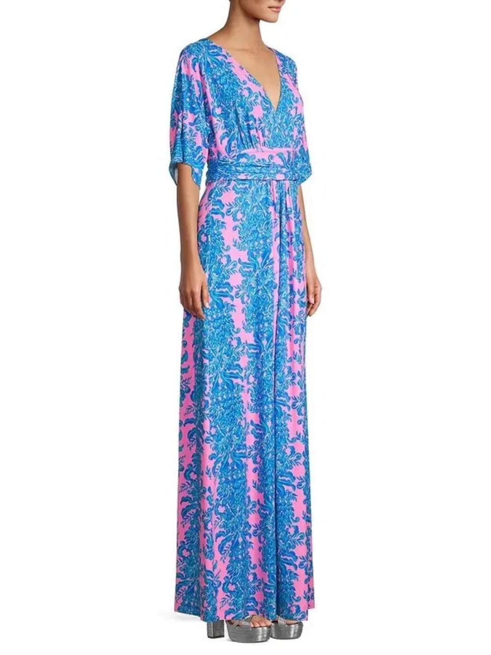 Lilly Pulitzer Parigi Maxi Dress in Prosecco Pink Dilly Dally